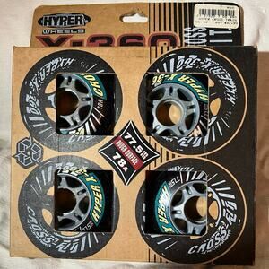 Hyper Wheels X-360 Cross Fit 77.5mm Rough Surface  78A or 82A New in Box ~ 
USA